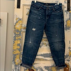 Lucky distressed boyfriend crop jeans 6